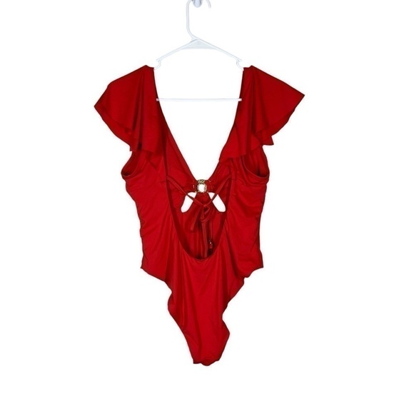 Trina Turk Monaco Flutter One Piece Swimsuit Size 8 - Picture 4 of 10